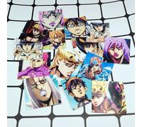 Autocollant Jojo's Bizarre Adventure Golden Wind Anime, Étiquette De Papeterie Pour Journal, Techou, Fournitures Scolaires