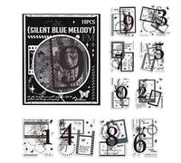 Autocollant Journal Décalcomanie - Autocollant bouteille portable pour scrapbooking | Art Journaling Vintage Décalcomanie | Journal Ledger Book Autocollants pour murs, guitares, valises
