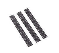 Autocollant Kalimba à 17 clés, autocollants pour clés, autocollant pour personnel Kalimba, décoration de note de musique à haute adhérence pour les débutants pour mémoriser les notes(le noir)