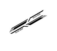 Autocollant latéral de Pick-up, pour GWM Poer Cannon XL Wingle Great Wall Car Stripes Style Decor Decal Truck Vinyl Cover Auto Accessories