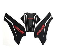 Autocollant Latéral De Protection De Réservoir De Moto pour pour CBR650R 2019-2023, Autocollant Antidérapant AntidéRapants RéServoir(Noir 1)
