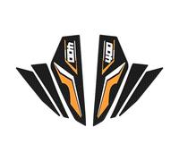 Autocollant Latéral De Protection De Réservoir D'huile pour Moto pour pour Z400 2021-2023, Protection en Caoutchouc Antidérapante AntidéRapants RéServoir(Or,X-2)