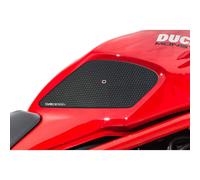 Puig 20068N Protections de réservoir adhésives Transparentes avec Technologie antidérapante et Haute résistance aux impacts Rayures et Rayons UV, Noir