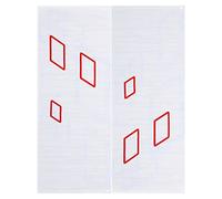 Autocollant Latéral de Voiture Stripe Auto Body Racing Sports Stickers Universal Car Truck DIY Decal Stripe Car Body Modified Sport Style Stripe Stick