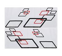 Autocollant Latéral de Voiture Stripe Auto Body Racing Sports Stickers Universal Car Truck DIY Decal Stripe Car Body Modified Sport Style Stripe Stick