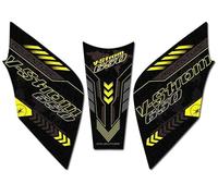 Autocollant latéral du réservoir de Carburant Protection De Réservoir De Moto en Cuir Givré Autocollant Accessoires pour Suzuki pour V-Strom DL650 DL 650 XT(Style 3)