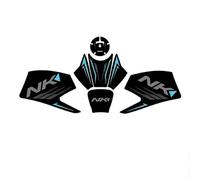 Autocollant Latéral Moto Réservoir Carburant Protection Traction Ensembles Décoration Pour CFMOTO 450NK NK450(Blu)