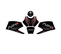 Autocollant Latéral Moto Réservoir Carburant Protection Traction Ensembles Décoration Pour CFMOTO 450NK NK450(Rosso)