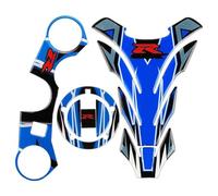Autocollant Latéral pour Réservoir De Carburant, pour Suzuki GSXR GSX-R 600 750 1000 K7 K8 K11, Fourche, Triple Arbre, Collier Supérieur ProtéGe-RéServoirs(Couleur 2)