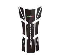 Autocollant Latéral pour Réservoir De Moto pour Aprilia Shiver 750 900, Autocollant en Gel pour Réservoir D'huile, Motif Arête De Poisson Autocollant De RéServoir(Noir,X-2)