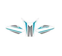 Autocollant Latéral pour Réservoir De Moto pour CFMOTO 150NK 150nk, 1 Lot de Protections De Carrosserie, Autocollants De Traction AntidéRapants RéServoir(Bleu)