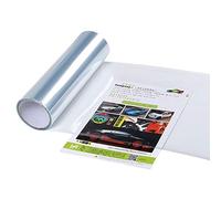 Autocollant léger pour voiture, auto-adhésif Autocollant léger pour voiture Feuille de film de vinyle teinté de phare de feu antibrouillard fumé, Transparent, 30x60cm