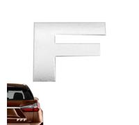 Autocollant Lettres Emblème Auto Autocollants Alphabet Design 3D Robuste