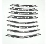 Autocollant Liseret jante - PUIG - GSR - Kit de 8 autocollants - Compatible jantes 14"" à 21"" - PVC résistant