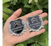 Autocollant Logo Voiture pour Citroen Jumpy III M 2016, 3D Emblème Badge Sticker pour Voiture Logo Decal Décoration Styling Accessoires,C