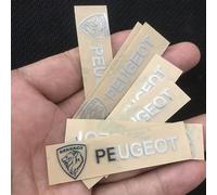 Autocollant Logo Voiture pour Peugeot 107 2005-2014, Emblème Badge Sticker pour Voiture Logo Decal Décoration Styling Accessoires, 8 pcs