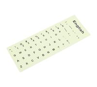Autocollant Lumineux pour Clavier, Lettres Grandes, PVC, Usage Bureau | Remplacement des Légendes Usées, Finition Mate Fluorescente, pour Étudiants, Salles Informatiques et Saisie