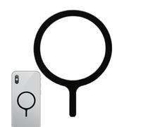 Autocollant magnétique pour coque de téléphone - Cerceau d'alignement, disque métallique unique pour booster l'induction, acier avec dos adhésif, composant , bobine sécurisée pour trekking