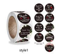 Autocollant Merci Pour Le Soutien De Mon Entreprise, Étiquette Rouge D'amour, 500 Pièces, 2.5cm, Décoration Pour Emballage De Cadeau De Fête, Papeterie