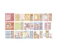 Autocollant Miniature de dessin animé, paysage décoratif en PET pour journal intime, carnet de notes, Album Photo, Scrapbooking, embellissement, petit jeu de pommes de terre