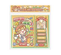 Autocollant Miniature de dessin animé, paysage décoratif en PET pour journal intime, carnet de notes, Album Photo, Scrapbooking, embellissement, petit jeu de pommes de terre