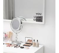 Autocollant miroir carré « You Look Good » - Autocollant miroir de salle de bain réconfortant 13 cm