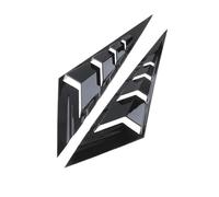 Autocollant Montant Central Persiennes Lunette Latérale Arrière Becquet Custode pour Hyundai pour Elantra 2021-2022 Berline 4 Portes(Version A1)