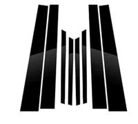 Autocollant Montant Central pour Peugeot 2008 2014 2015 2016 2017-2019 Pilier Voiture Poteau Couverture Porte Garniture Fenêtre Autocollants