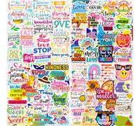 Autocollant Motivation 200 Stickers Citation, Style Inspirant de Pensee Positive, Stickers Vinyle Impermeable, Autocollant pour Gourde Ordinateur Portable Scrapbooking Journal Skate Phone Agenda etc