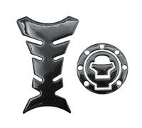 Autocollant Moto Autocollants De Protection De Réservoir De Carburant en Fibre De Carbone pour Moto pour Suzuki pour Katana GSX 600F 750F R 600 750(Style 2)