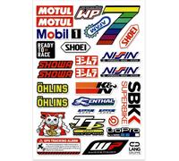 Autocollant Moto,Moto Autocollants Sponsor,Ensemble Autocollants Sport,Autocollant Monster,Vtt Autocollant,Pour Des Motos Tout-Terrain,Des Casques Et Des Skateboards(Chat)
