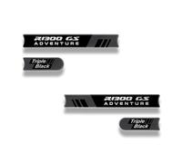Autocollant Moto pour Carénage Latéral pour B&MW R1300GSA R 1300GSADV R 1300 GS Adventure 2025 - Kit De Décoration en Résine ProtéGe-RéServoirs(Noir)
