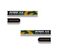 Autocollant Moto pour Carénage Latéral pour B&MW R1300GSA R 1300GSADV R 1300 GS Adventure 2025 - Kit De Décoration en Résine ProtéGe-RéServoirs(Vert)