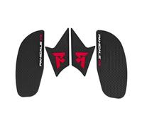 Autocollant Moto pour Ducati Panigale V4 2025 Panigale V4S 2025, Protection Latérale pour Réservoir D'essence, Genouillère Autocollant De RéServoir(Noir 1)