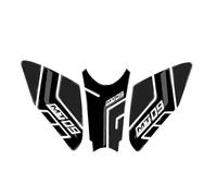 Autocollant Moto pour Protection Latérale De Réservoir, Autocollant en Résine Antidérapant pour MT-09 MT 09 MT09 MT09 SP 2024 AntidéRapants RéServoir(Titane)