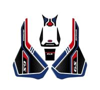 Autocollant Moto pour Protection Latérale De Réservoir De Carburant pour B&MW R1300GS R 1300 GS Adventure GS1300ADV 2024 2025 ProtéGe-RéServoirs(Bleu,X-1)