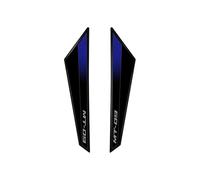 Autocollant Moto pour Protection Latérale De Réservoir De Carburant pour MT-09 MT 09 MT09 2024, Autocollant en Résine Antidérapant AntidéRapants RéServoir(Bleu,X-4)