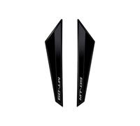 Autocollant Moto pour Protection Latérale De Réservoir De Carburant pour MT-09 MT 09 MT09 2024, Autocollant en Résine Antidérapant AntidéRapants RéServoir(Titane,X-4)