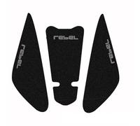 Autocollant Moto pour Protection Latérale De Réservoir De Carburant pour REBEL500, REBEL300, Rebel CMX 500 300, CM500, CM300 ProtéGe-RéServoirs(Titane)