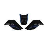 Autocollant Moto pour Protège-réservoir Latéral pour Voge Valico DS900X 900 DSX 900DSX 2024, Protection pour Genouillères Autocollant De RéServoir(Bleu)