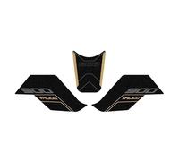 Autocollant Moto pour Protège-réservoir Latéral pour Voge Valico DS900X 900 DSX 900DSX 2024, Protection pour Genouillères Autocollant De RéServoir(Or)
