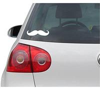 Autocollant moustache pour pare-chocs de voiture 152 mm x 50 mm