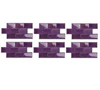 Autocollant mural 3D en PVC de style époxy pour cuisine - Auto-imperméable avec sensation réaliste (D-010)