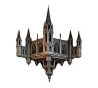 Autocollant mural 3D Impossible Corners qui remodèle la réalité - Art mural 3D - Illusion d'optique - Cube stéréoscopique 3D - Amovible - Art mural graphique - Illusion abstraite (F)