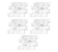 Autocollant Mural 3D Style Scandinave pour Salon(D) | Texture brique rÃ©aliste, relief avancÃ©, aspect pour carrelage, finition sophistiquÃ©e
