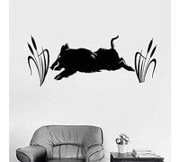 Autocollant Mural 43 * 107Cm D'Art De Mur De Vinyle De Chasseur De Magasin De Chasse De Sanglier