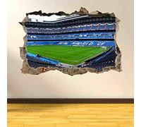 Autocollant Mural Affiche Décalcomanie 3D Poster Sticker mural Bernabeu Stadium Real Madrid Wall Art Sticker Kids Bedroom Home Decor