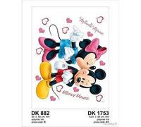 Autocollant mural - AG DESIGN - Minnie Mouse - Décoration enfant - Multicolore - 65 x 42,5 cm