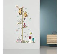 Autocollant mural autocollant pour enfants - Motif éléphant et lion - Matériau PVC - Imperméable et résistant aux couleurs - Parfait pour la décoration de chambre ou de salon