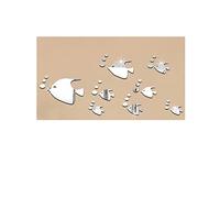 Autocollant Mural Bulle de Poisson de Mer Amovible Autocollant Miroir 3D Autocollant Mural Bricolage Décor À La Maison Qualité Stable Beau et Pratique